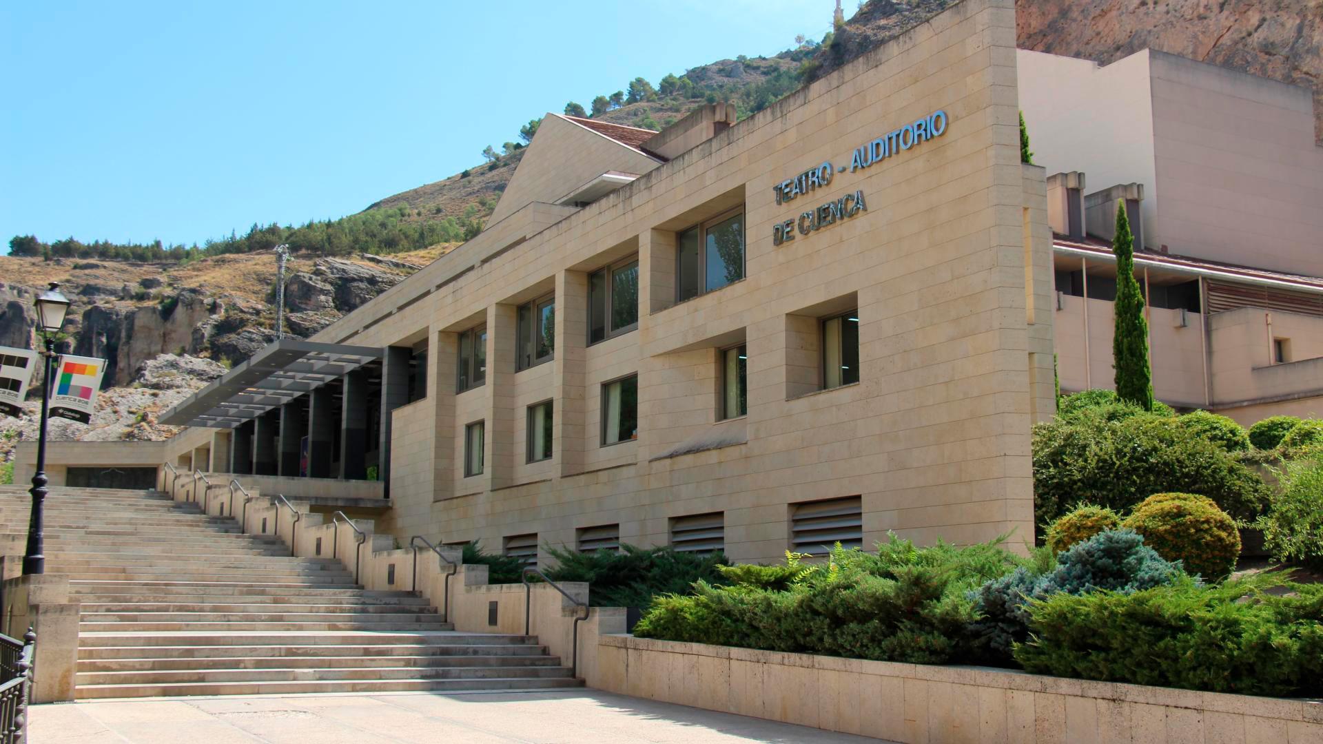 Fachada del teatro auditorio de Cuenca "Jose Luis Perales"